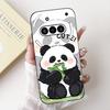 Para Funda Nothing Phone 3A A059 Lindo Dibujo Animado Panda Astronauta Silicona Suave Negro Mate Cubierta Para Nothing Phone3a Pro A059P Fundas