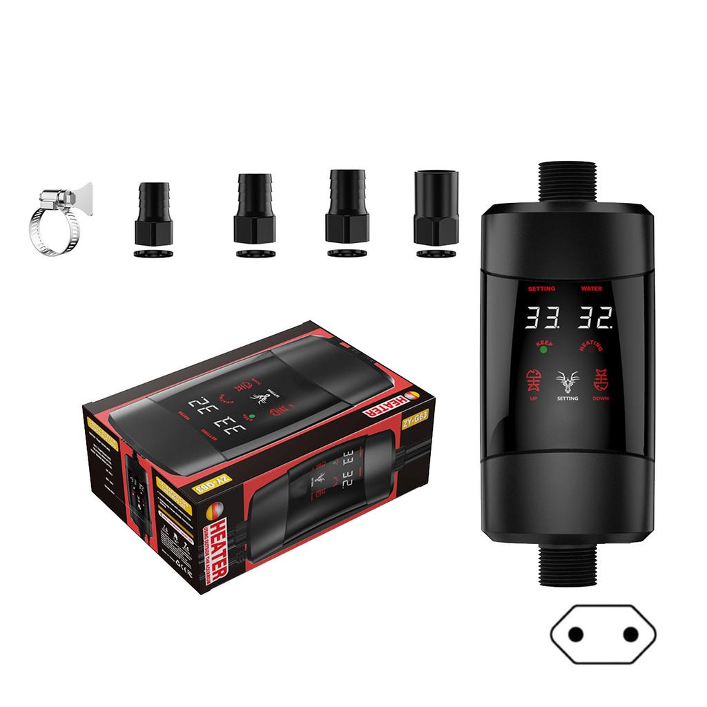 Compact External Fishtank Heater Easy Installation and Maintenance Over-Temperature Protections Aquarium Water Heater