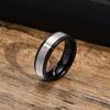 Vnox 6mm Ring mit matter Oberfläche für Herren, Klassischer Ehering aus Edelstahl, Unisex Schlichter Basis-Ring