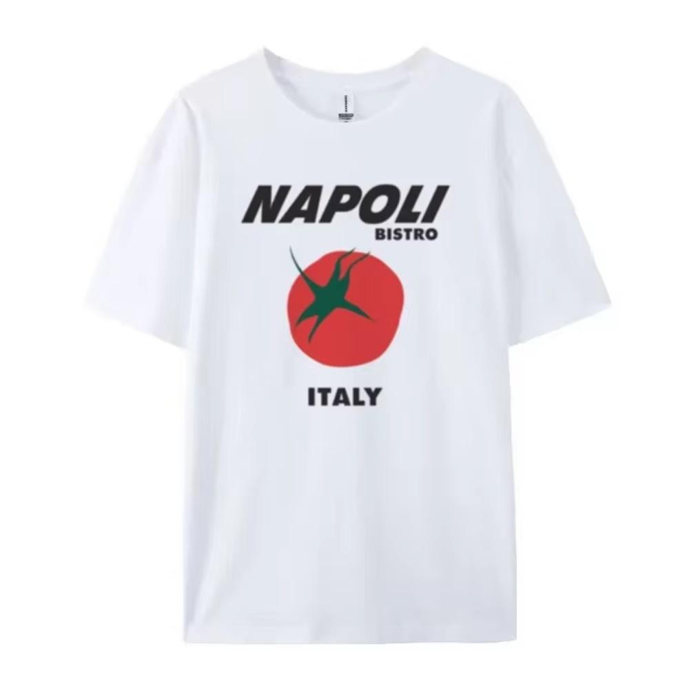 

Womens Tshirt with Collarless Short Sleeved Casual Loose Top Soft Elastic and Breathable Daily Streetwear Highend Tshirt S