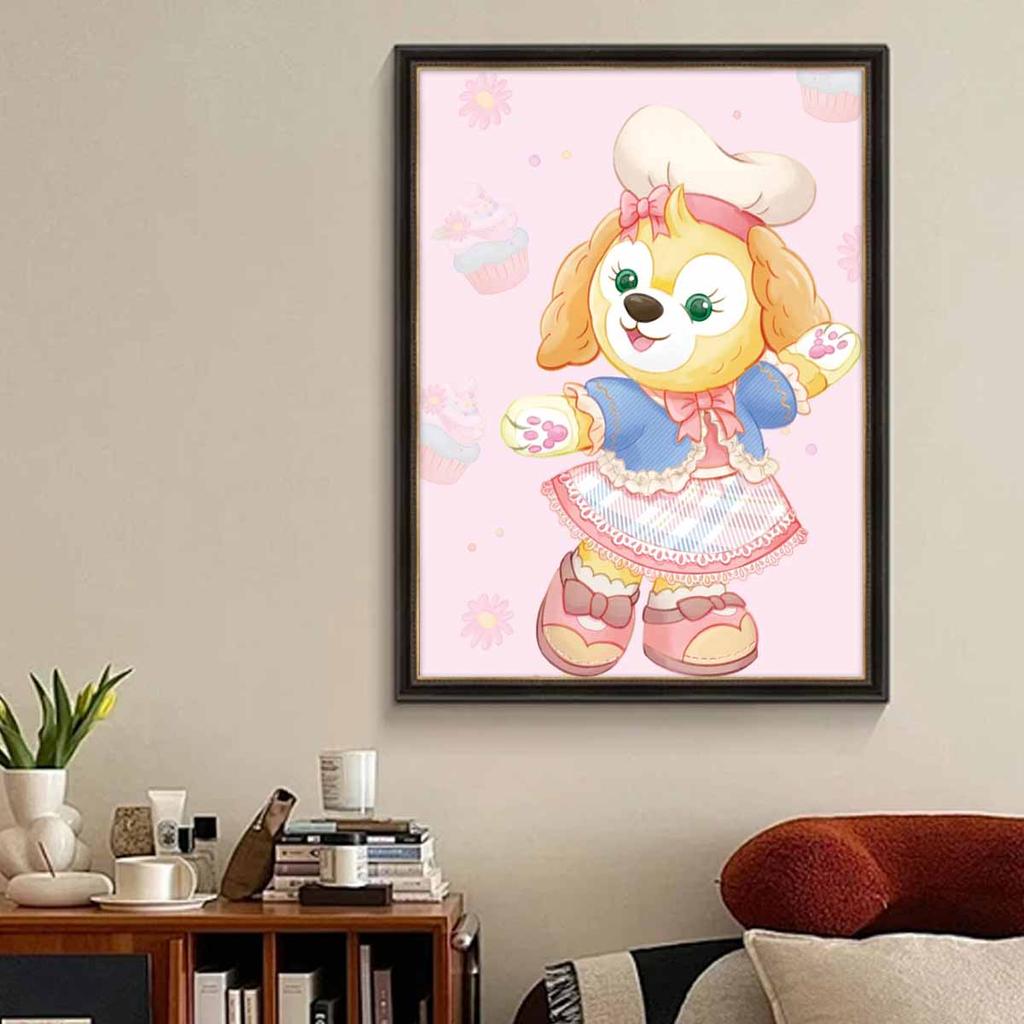DIY Diamond Painting Little Chef Puppy Cross Stitch Kit Mosaic Art Diamond Painting Full Circle Diamond Home Decoration