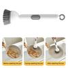 Dish Scrubber Brush with Handle Stain Removal Cleaning Brush Deep