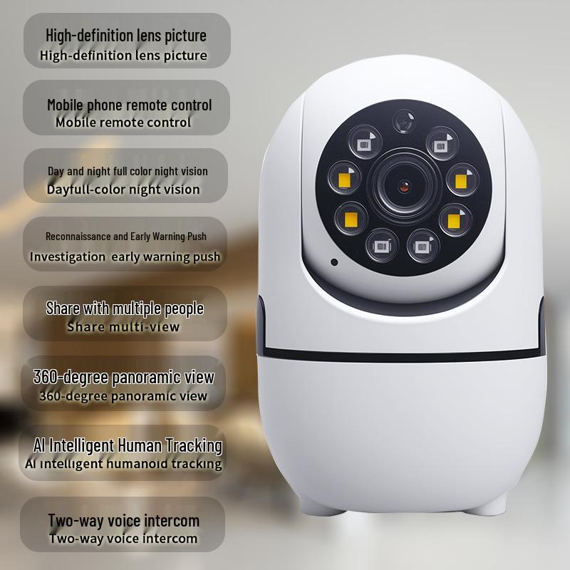 360° Wide Angle Night Vision Wireless Pet & Baby Monitor Camera