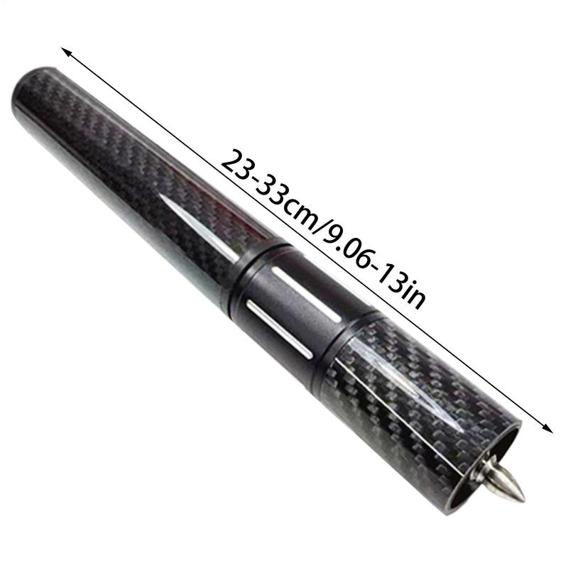 Cue Stick Billiard Sticks Pool Cue Extender Butt End Lengthener Parts Carbon Fiber Handle Accessory For Men And Women Outdoor