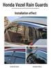 Compatible Rain Guards for Honda Vezel, XRV, and HRV