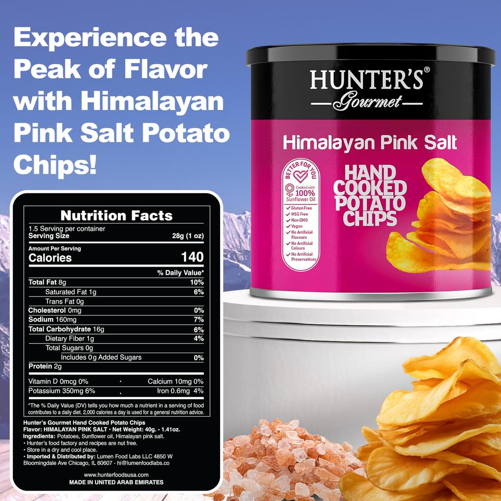 Hunter Potato Chips Himalayan Salt Flavor 40g
