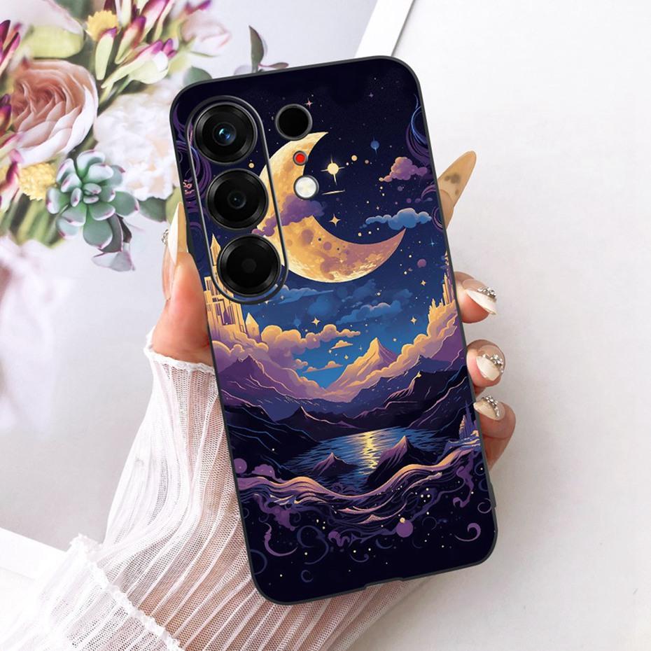 Fashion Cool Case For Tecno Camon 50 4G Soft Black Silicon TPU Back Cover For Tecno Camon50 4G CN5 Phone Cases