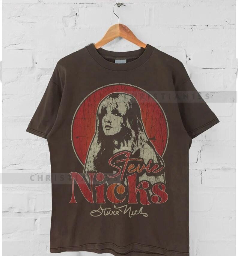 Retro Stevie Nicks Tshirt Vintage Fleetwood Mac Band Music Unisex Tshirt KH7624 Unisex T-Shirt XXXL