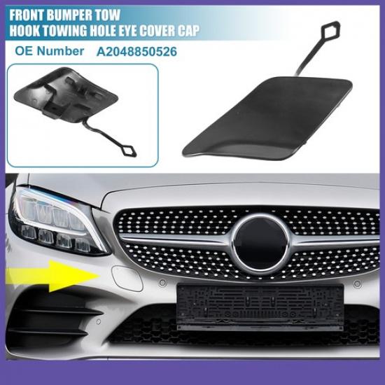 A2048850526 Car Front Bumper Tow Hook Cover ONE  For Mercedes-Benz C250