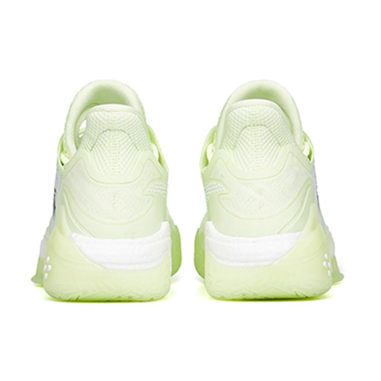 New Anta Shock Wave 4 Cushioning Anti Slip And Wear Resistant Mid Top Performance Basketball Shoes Women's Green Night 122231106-4