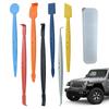 Car Window Tint Tool Kit 7-Piece Handheld Window Tint Install Squeegee Kit for Beginners Professionals Men Drivers Yard Garage