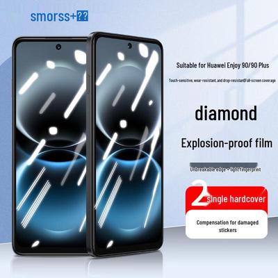Smorss Ultra-Thin Tempered Glass Screen Protector for Huawei Enjoy 90/90 Plus (2-Pack)