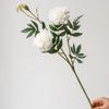Silk Cloth Material Artificial Chrysanthemum Flowers 3 Heads Fake Marigold Bouquet  Wedding Bouquet