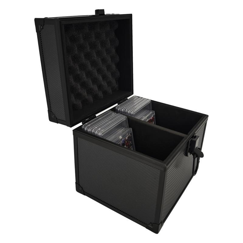 Aluminum Game Card Holder Set Shockproof Hard Carry Case Water Resistant Anti-drop for Board Game Fans Birthday Gift Choice