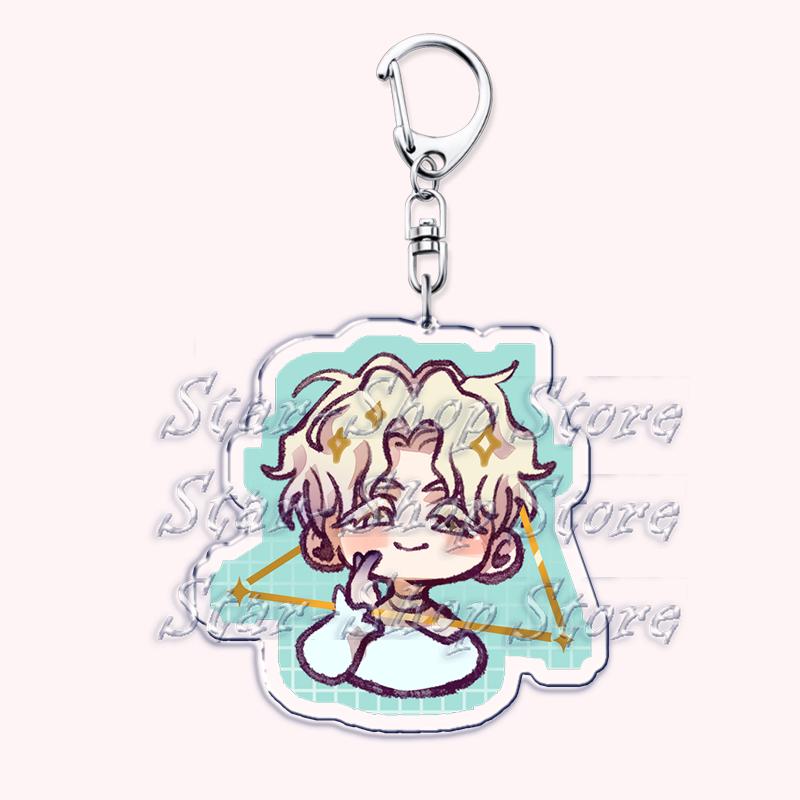 Cute Alien Stage Roommates Chibis Keychains for Womens Accessories Bag Luka Ivan Till Mizi Hyuna Sua Keyrings Jewelry Fans Gifts