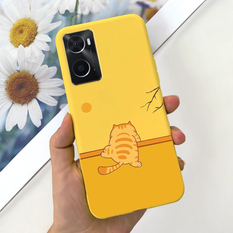 For OPPO A76 A96 4G Case CPH2333 CPH2375 Phone Case Fashion Flower TPU Soft Silicone Cover For OPPO A36 A 76 A 96 OPPOA76 Fundas