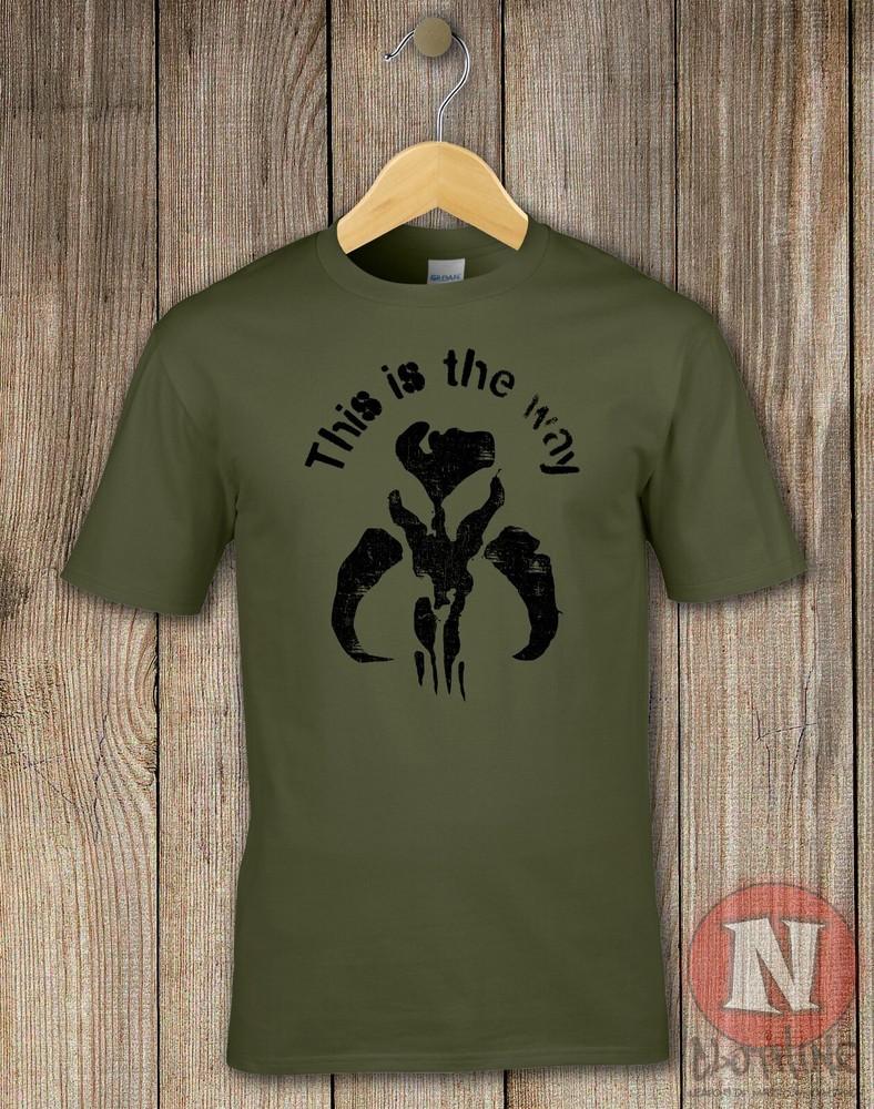 This Is The Way TShirt Distressed Print Unisexdalorian Unisexdo Cult Sci Fi Tv Tshirt S