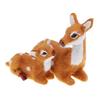 Simulation Plush Reindeer Deer Figure Toys Stuffed Animal Decoration