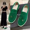 New Single Shoes Women's Large Size 43 High-end Loafu Doudou Women's Shoes Fashionable Versatile Foot Shoes