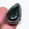Natural Bloodstone Gemstone 925 Sterling Silver Jewelry Ring Size 8 AR-17806