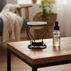 Artistic Iron S Shape Essential Oil Burners Candle Stand With Ceramic Tray For Safe Wax Melting And Essential Oil Use