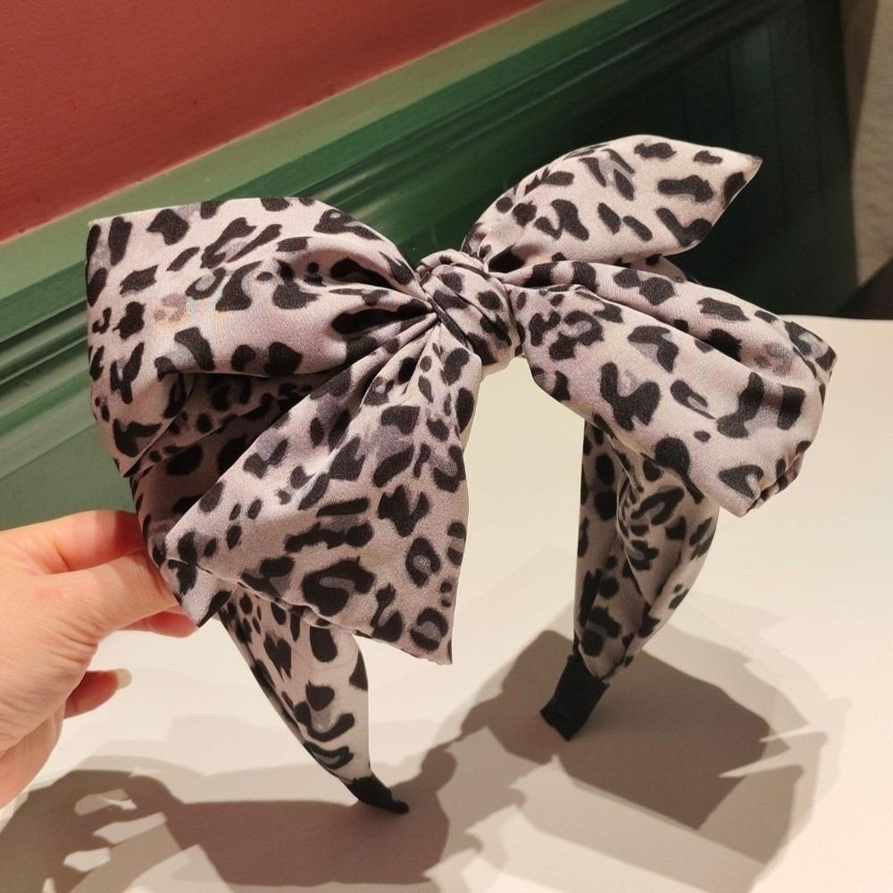 Heawear Bow Headband Multi Layer Large Bow Hairbands Vintage Bow Hair Clips Women