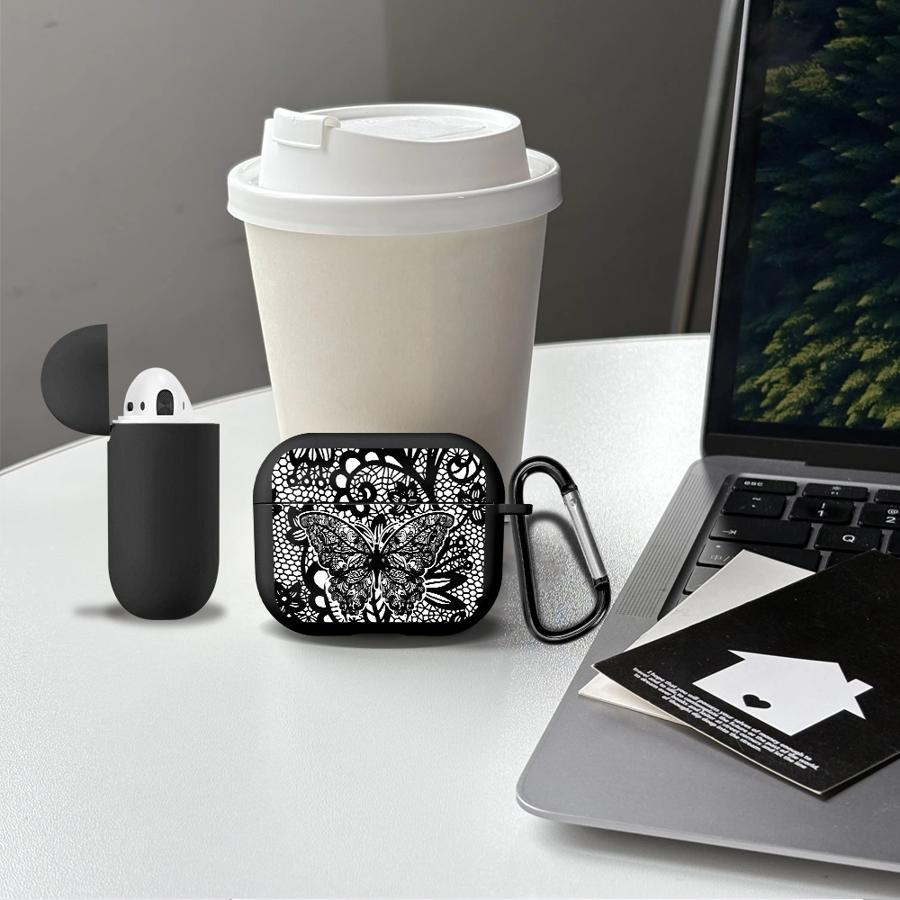 Kopfhörer Hüllen Abdeckung Case Für Airpods 2 Pro2 3 Pro3 Pro 4 1 Design Sinn Schwarze Spitze