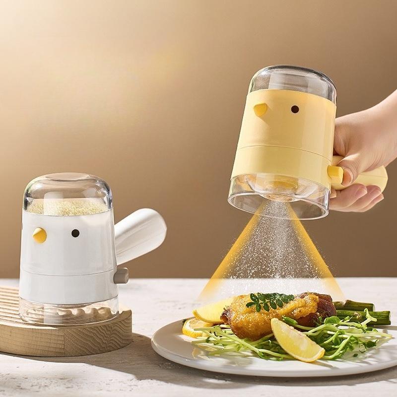 Quantitative Control Salt Bottle Kitchen Seasoning Quantitative Bottle Dustproof and Moisture-proof Control Seasoning Jar