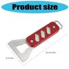 Glues Spatula Tool Serrated Edges Design Woodworking Adhesive Spreader Glues Applicator with Ergonomic Aluminum Handle