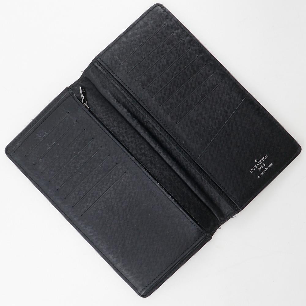 LOUIS VUITTON Brazza portefeuille Purse M61697 black/Monogram Eclipse mens Used