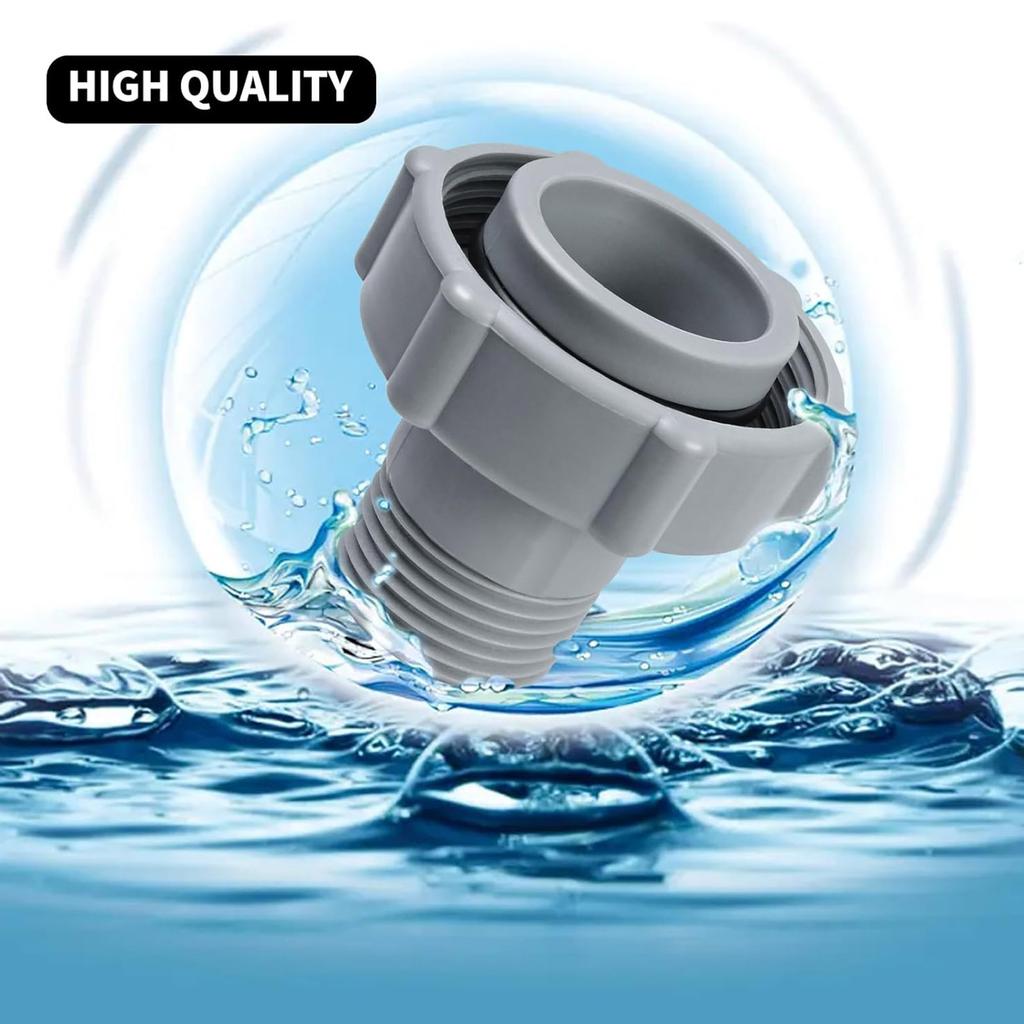 1.5" Swimming Pool Hose Drain Fitting Connector for P6A1420 P6D1420 P6H1420 P6D1420ASS16 F4D019B-03B Leakfree Connection