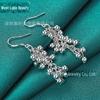 Silver Grapevine Dangle Earrings for Women