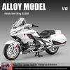 Kawasaki 1:12 Model de motocicleta din aliaj Ducati cu sunet pentru copii