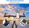 Universal Phone Silicone Holder Bicycle Motorcycle Mobile Buckle Pull Non-slip Adjustable Bike Handle GPS Mount barracket Stand