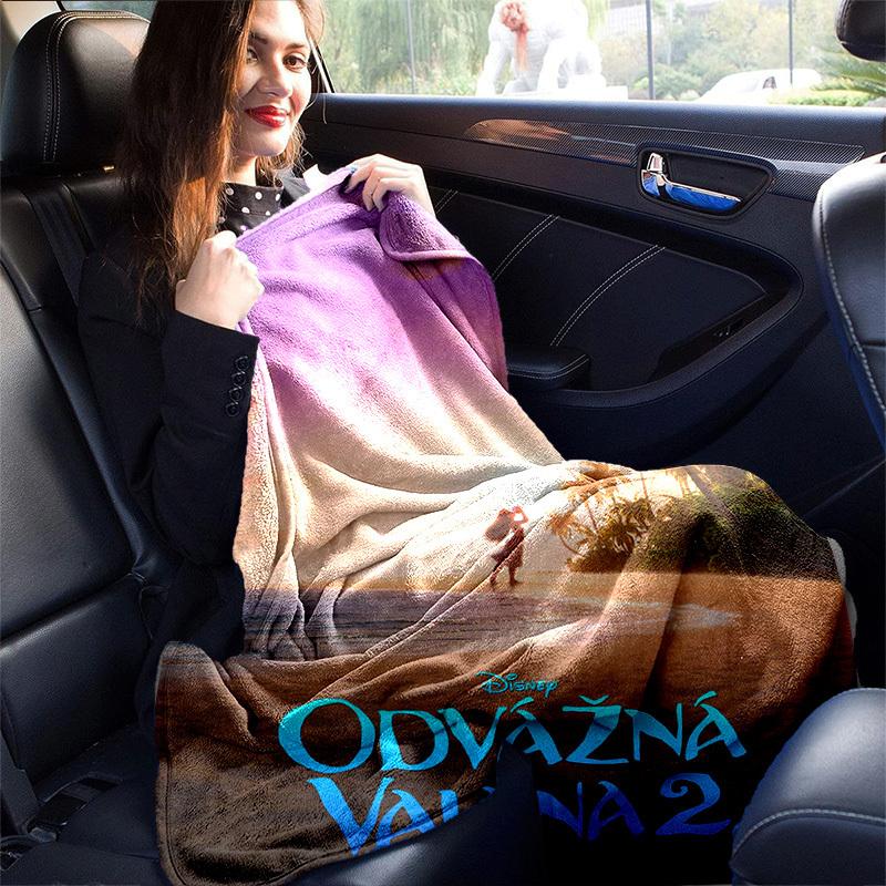1pc, "Brave Moana 2 Adventure Blanket Perfect for Home Decor, Couch Cover, Outdoor Blankets, Gifts, Flannel Throw