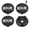 4PCS OD 58MM/60MM/63MM/65MM Cap For Rims SSR XXR Emblem Wheel Center Cap Sport Car Logo Wheel Cover Hub caps