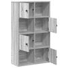 Bookshelf Grey Sonoma 60 x 24 x 101.5 cm Particleboard