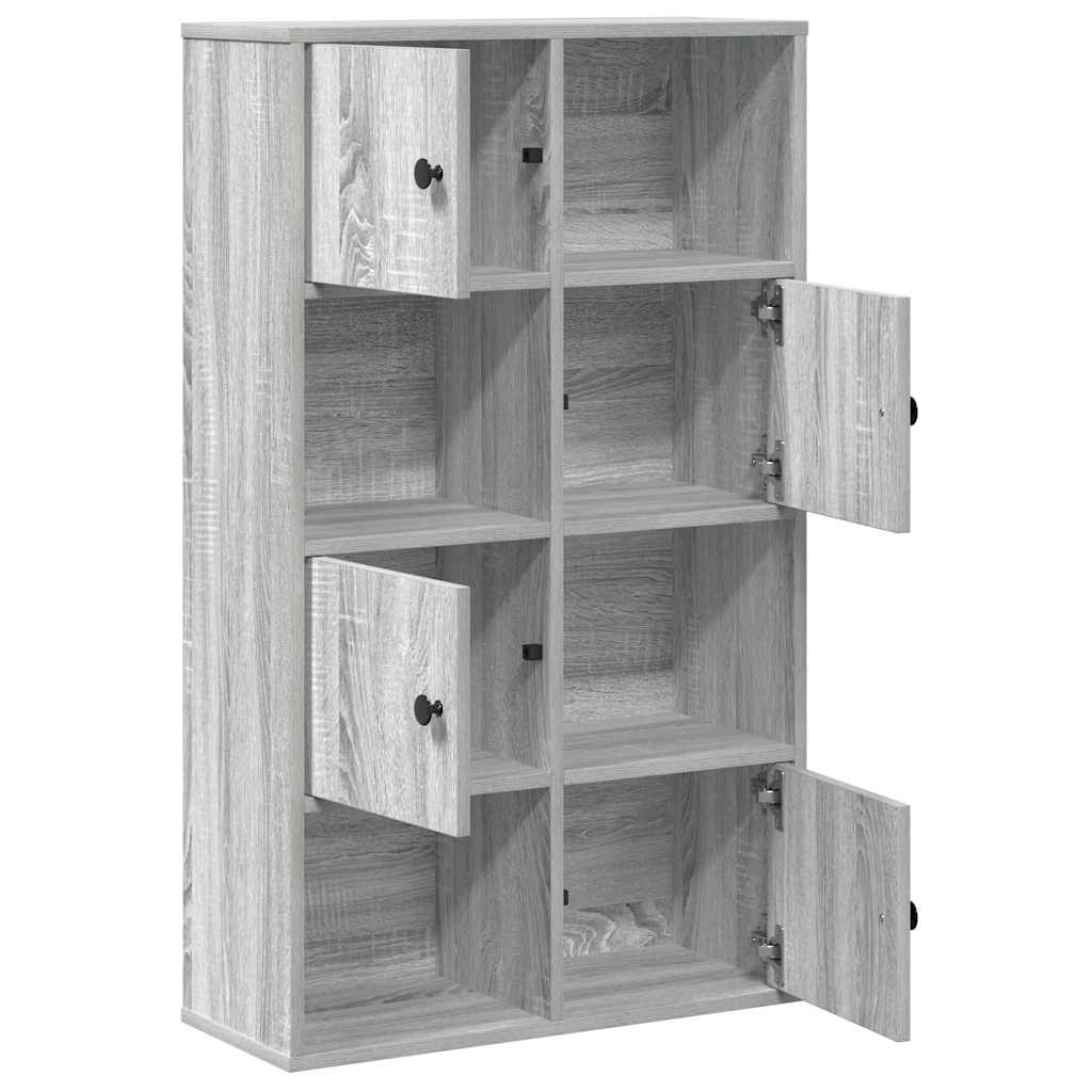 Bookshelf Grey Sonoma 60 x 24 x 101.5 cm Particleboard