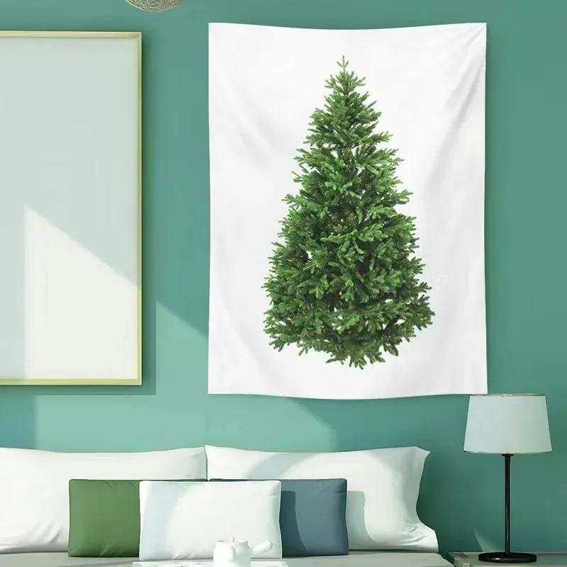 Christmas Tree Decoration Pattern Living Room Interior Home Wall Tapestry