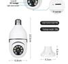 V380 Panoramic HD Smart Bulb Camera - 2 Million Tuya Remote Monitoring Surveillance Device