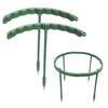 Pack Plant Support Stakes Plastic Half Round Plant Support Ring for Indoor Outdoor Plants Flower Pot Climbing