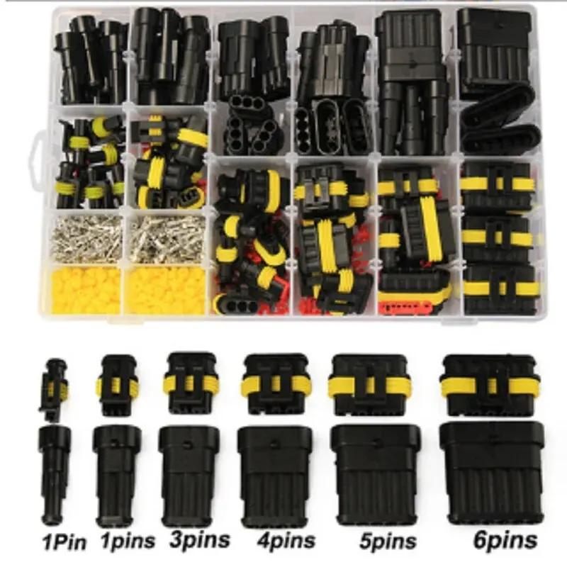 240/352/708/1004Pcs Automotive Electrical Connector Terminals Car Waterproof Connector Kit for HID Xenon Lamp Harness Plug