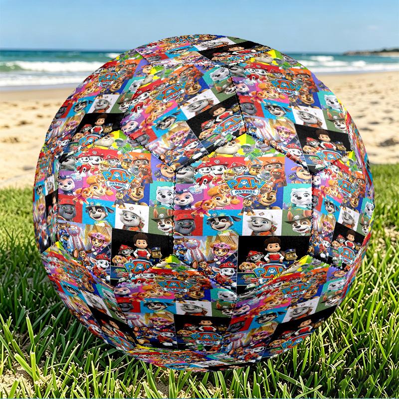 PAW Patrol Print Size 5 Soccer Ball, PU Wear Resistant Football for Match Training and Daily Practice, Birthday Gift for Soccer Fans