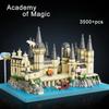 Kouzelný hrad Středověká architektura Stavebnice Kreativní technické montážní kostky MOC sada Dárek pro dospělé Děti Svátek