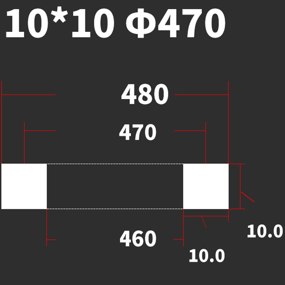 170-1220mm VMQ Silikonkautschuk 10mm Quadratische Dichtung Dichtungsstreifen Für Druck Runde Mannloch-Behälter Runde Mannloch-Tür Sanitär