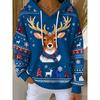 Women's Autumn and Winter 3D Printed Hooded Fashion Versatile Trend Breathable Casual Hoodies & Sweatshirts (women’s)