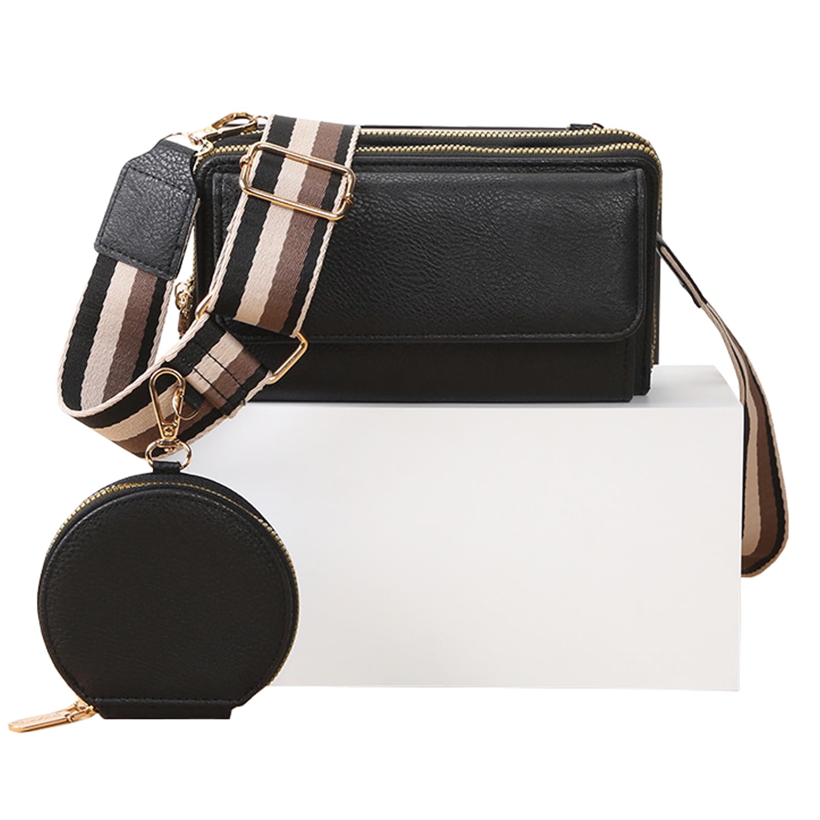 SENDEFN Women s Smartphone Shoulder Bag, Large Capacity, Lightweight, with Smartphone Pouch, Coin Purse, Card Slots, Stylish, Popular, and Cute