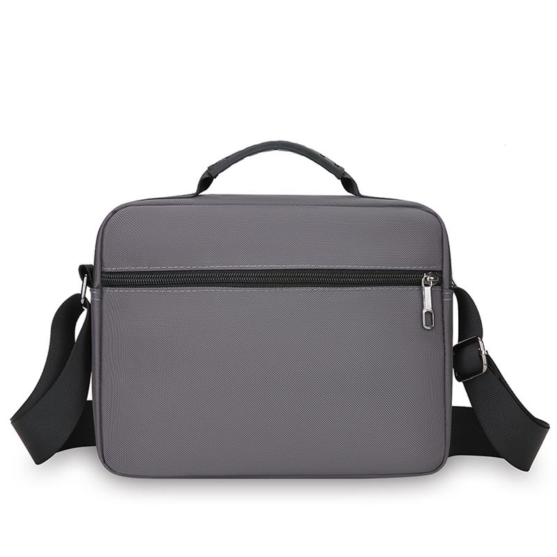 Pánská protikrádežová business taška přes rameno - Odolný kancelářský kufřík s více kapsami na zip