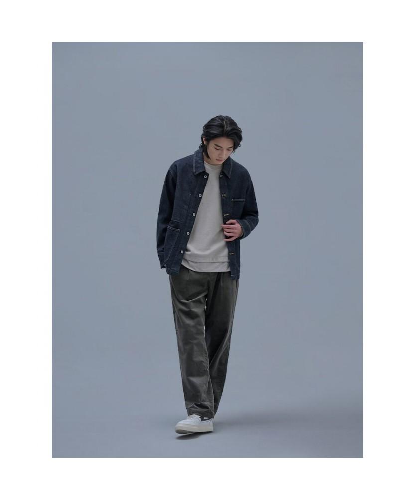 Shift.G Mallet Denim Coverall Jacket Navy