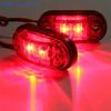 10PCS Warning Light LED Diode Light Trailer Truck Orange White Red LED Side Marker Lamp